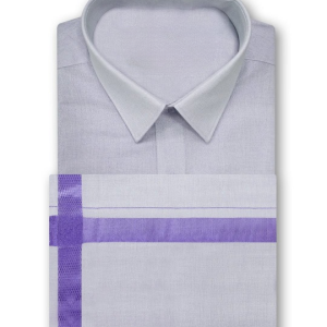 Tissue Dhoti Set - Lavender