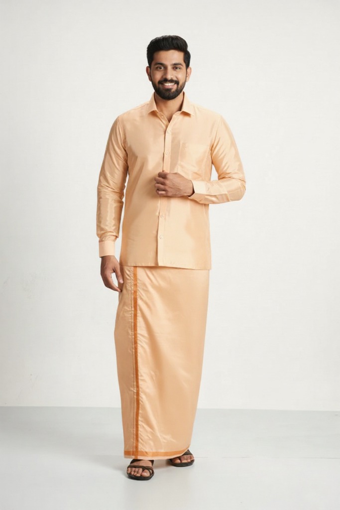 Art Silk Coral For mens - 8 Mtr - SmallBorder - Image 4